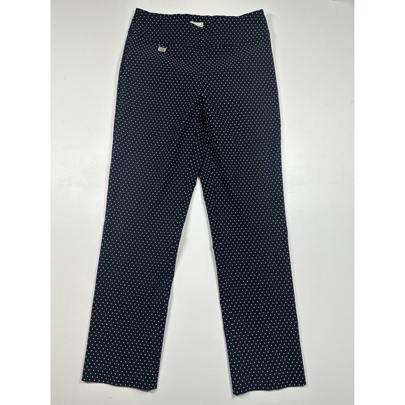 LISETTE Pants - Lisette L 901 Navy Dot Ankle Pant, Sz 6 (b50)